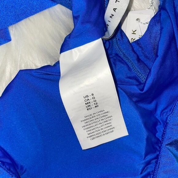 TRINA TURK Womens Size 8 SOLID OFF THE SHOULDER BANDEAU - Picture 6 of 7